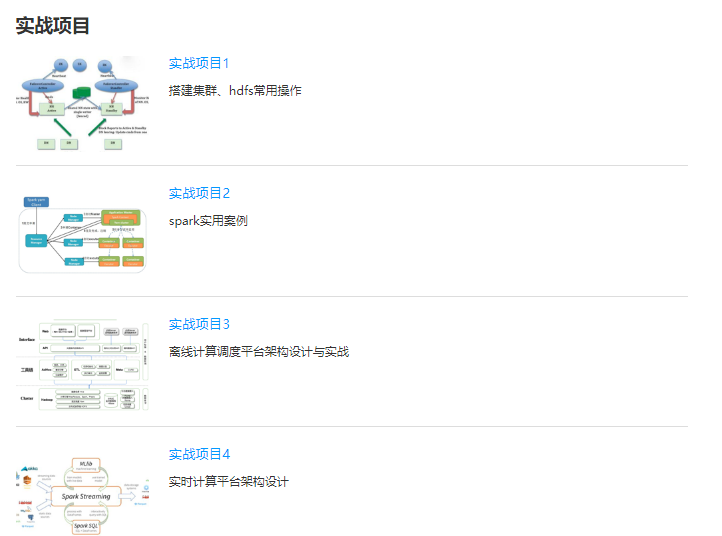 七月在线大数据工程师集训营课程介绍图