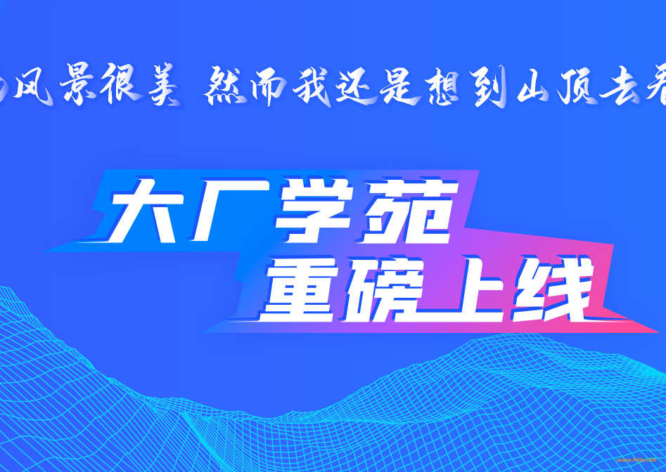 大厂学苑svip十门合集|2021|完结无密|百度网盘